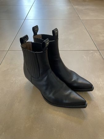 Sancho Sendra : bottines western noires, pointure 41 (EU)